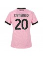 Juventus Andrea Cambiaso #20 Vieraspaita Naisten 2026-27 Lyhythihainen Juventus Andrea Cambiaso #20 Vieraspaita Naisten 2026-27 Lyhythihainen